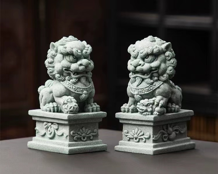 石狮子一对
